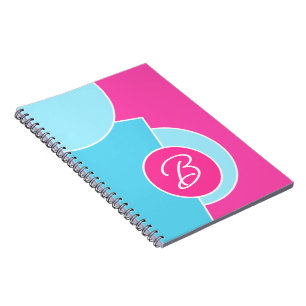 Bold Bright Fun Chic Abstract Circles Art Pattern Notebook