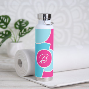 Bold Bright Fun Chic Abstract Circles Art Pattern Water Bottle