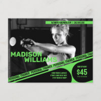 Bold Bright Green Personal Trainer Photo