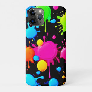 Bold & Bright Paint Splashes iPhone 11 Pro Case