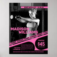 Bold Bright Pink Personal Trainer Photo