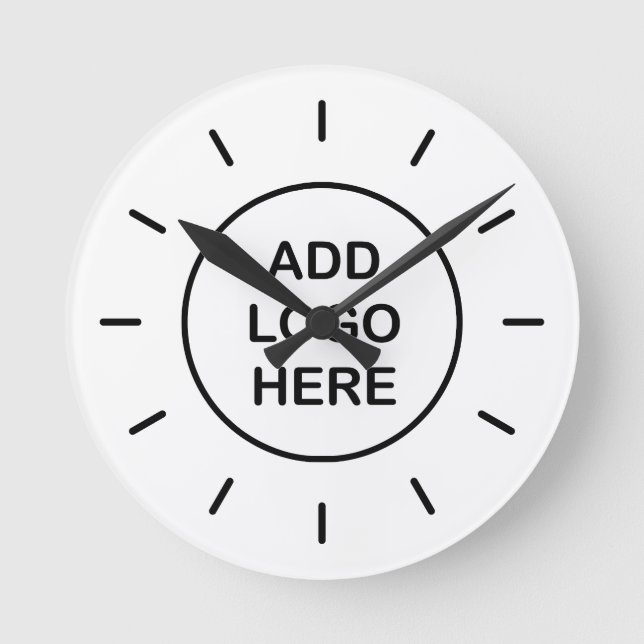 Bold Budget Office Logo Wall Clocks (Front)