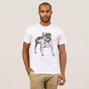 Bold Bulldog Charm: Vintage T-Shirt by Moriz Jung
