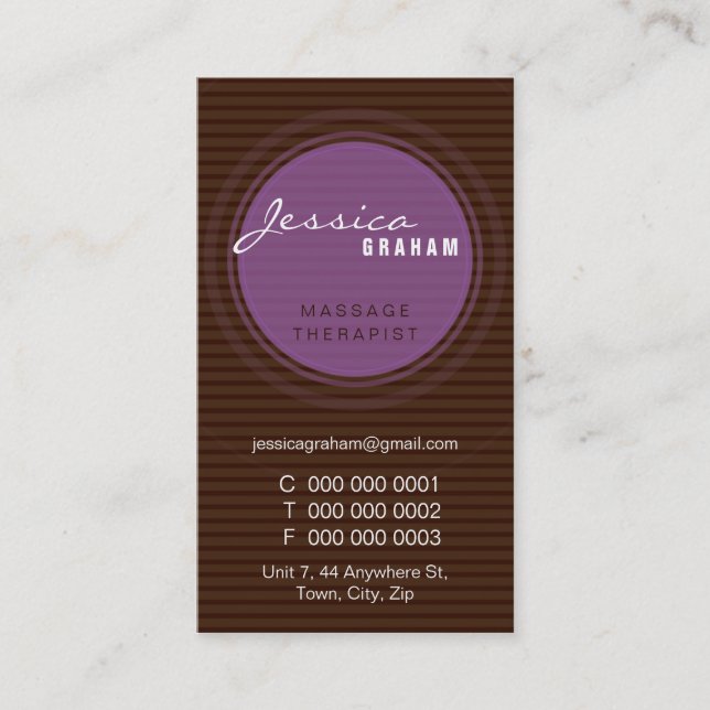 BOLD BUSINESS CARD :: radiate 7P (Front)