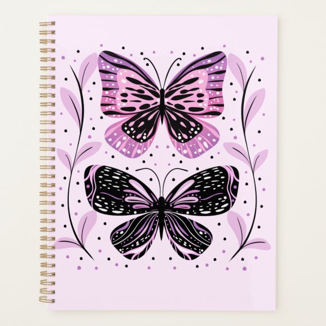 Bold Butterfly Duo  Planner (Front)