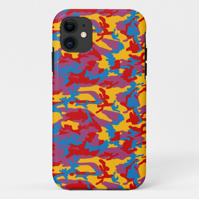 Bold Camo Pattern Case-Mate iPhone Case (Back)