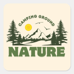 Bold Camping / Outdoors Sticker take a hike