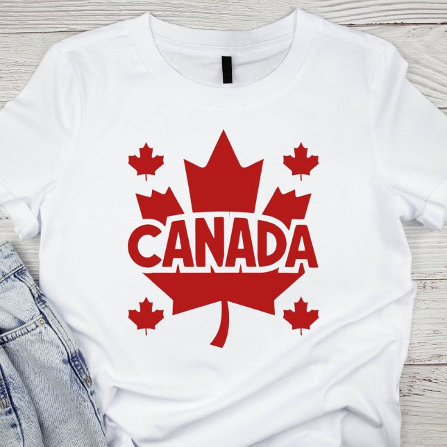 Bold Canada Maple Leaf T-Shirt (Creator Uploaded)