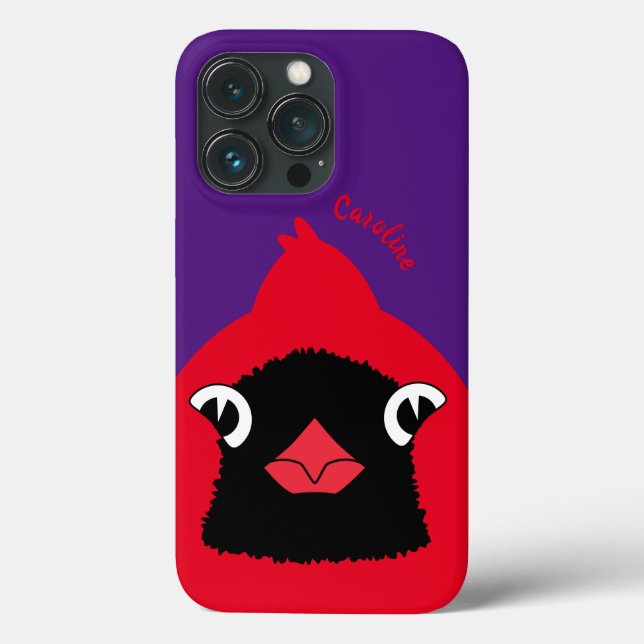 Bold Cardinal Case-Mate iPhone Case (Back)