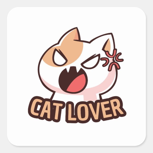 Bold Cat Lover Sticker | stay pawsitive (Front)