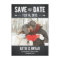 Bold Chalkboard Save The Date Cards