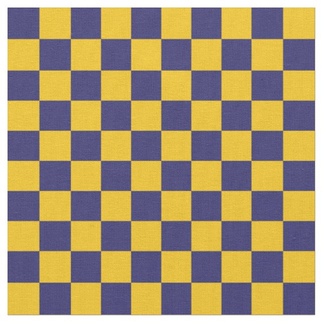 Bold Chequerboard Fabric (Close Up)