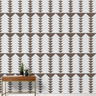 Bold chevron pattern wallpaper