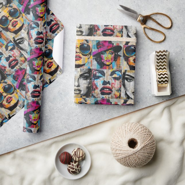 Bold & Chic Pop Art Wrapping Paper (Crafts)