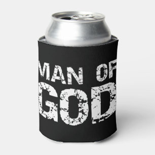 Bold Christian Quote for Men Faith Saying Gift Man Can Cooler