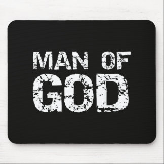 Bold Christian Quote for Men Faith Saying Gift Man Mouse Pad