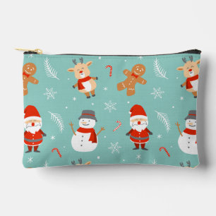 Bold Christmas Aesthetic- Bright, Merry Holiday Accessory Pouch