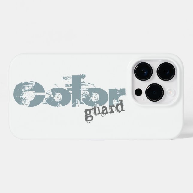 Bold Chunky Colour Guard Word Art Case-Mate iPhone Case (Back (Horizontal))