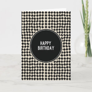 Bold Circle Birthday Card
