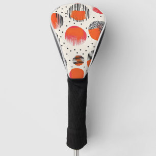Bold Citrus Slice Stripes (4) Golf Head Cover