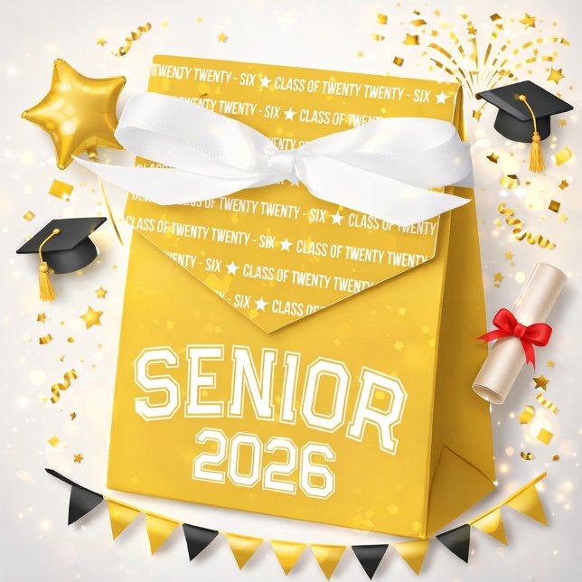 Bold Class of 2026 Graduation Pattern Favour Box (Creator Uploaded)