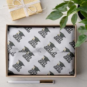 Bold Class of 2027 Graduation Tissue Paper