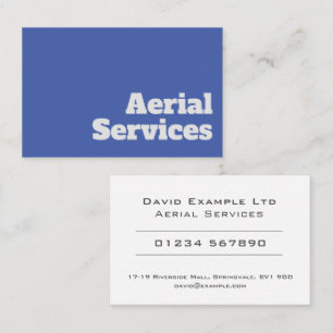 Bold & Clear Aerial Services Design Business Card