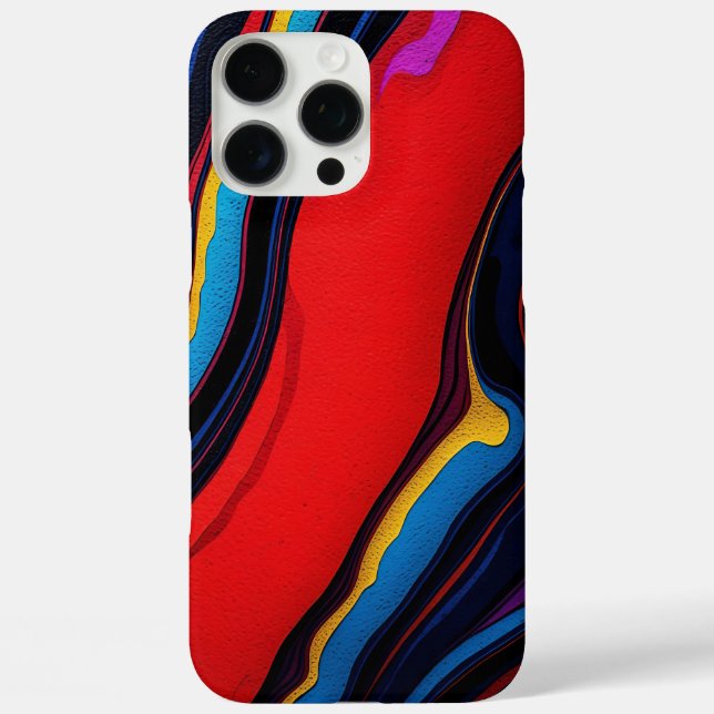 Bold Colors" Abstract Vibrant Lines  Case-Mate iPhone Case (Back)