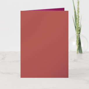Bold Colour Block Wedding Invite – Magenta Foil Greeting Card