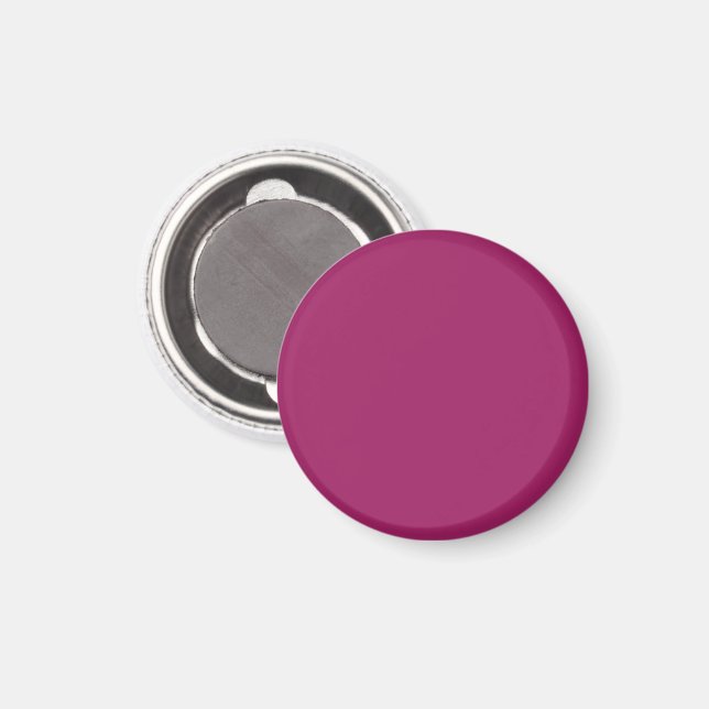 Bold Colour Block Wedding Invite – Magenta Magnet (Front/Back)
