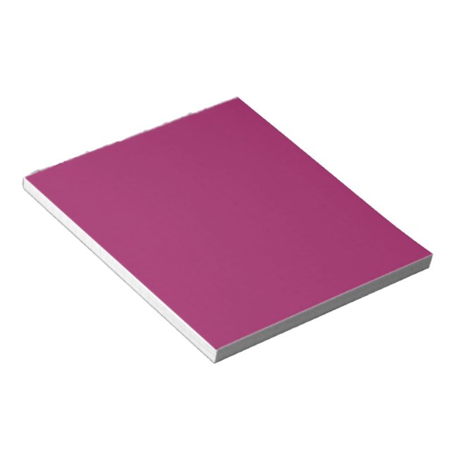 Bold Colour Block Wedding Invite – Magenta Notepad (Angled)