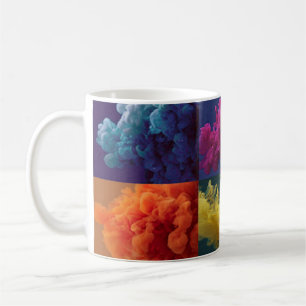 bold colour blocks coffee mug