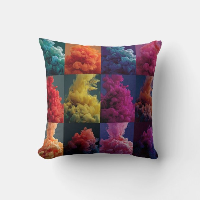 bold colour blocks cushion (Front)