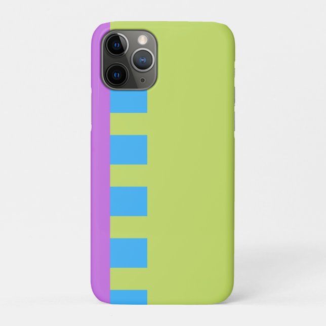 Bold Colour Blocks Green Blue Pink 7 Case-Mate iPhone Case (Back)