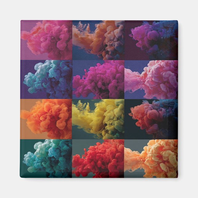 bold colour blocks magnet (Front)