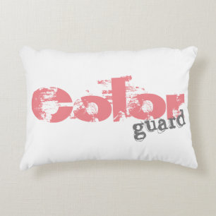 Bold Colour Guard Text Decorative Cushion