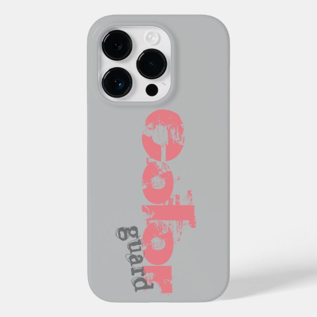 Bold Colour Guard Word Art Case-Mate iPhone Case (Back)