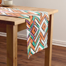 Bold Colour Herringbone Chevron pattern