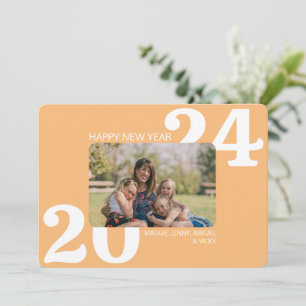 Bold Colour Photo  Holiday Card