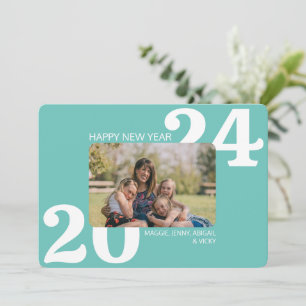 Bold Colour Photo  Holiday Card