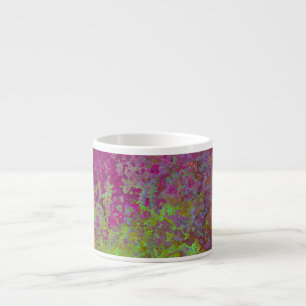 Bold, Colourful, Splatter Paint, Grunge Abstract Espresso Cup