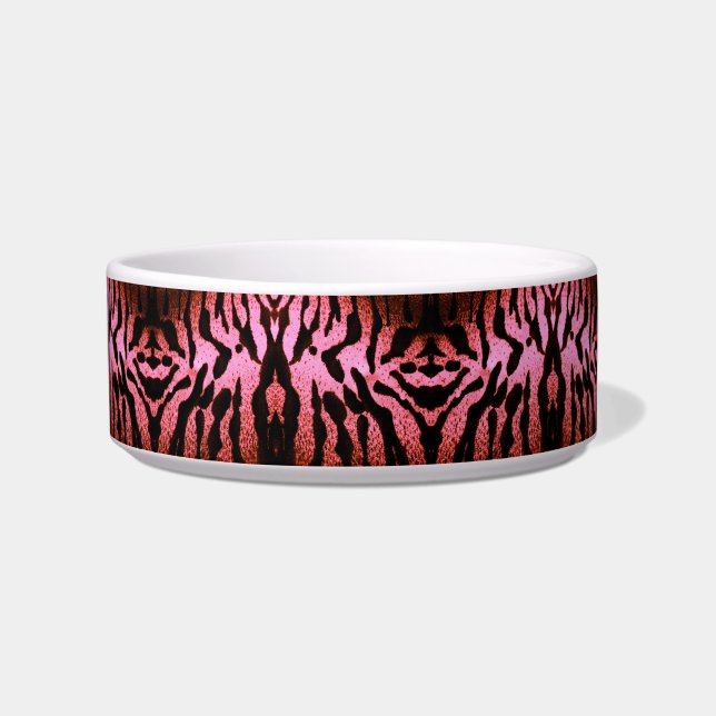 Bold Colourized Tiger Print - Multiple Colours Bowl (Front)
