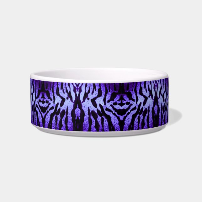 Bold Colourized Tiger Print - Multiple Colours Bowl (Front)