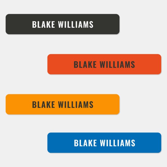 Bold Colours Boy Name School (Group)