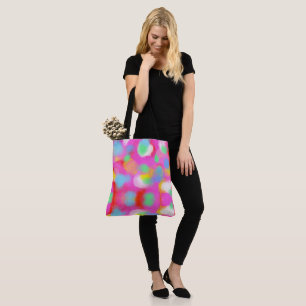 Bold colours, fine graphic design tote bag