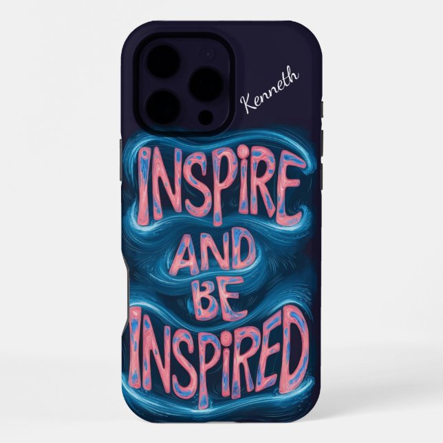 Bold colours spark nighttime creativity iPhone case (Back)
