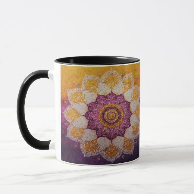 Bold Comfort, Mandala Mug (Left)