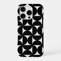 "Bold Contrast: Black & White iPhone 16 Pro Cover"
