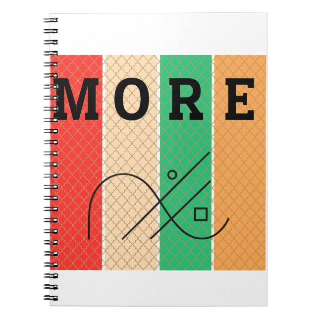 Bold Contrast & Geometry Notebook (Front)