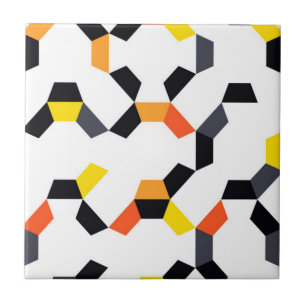Bold, cool, trendy, unique, modern geometric art ceramic tile